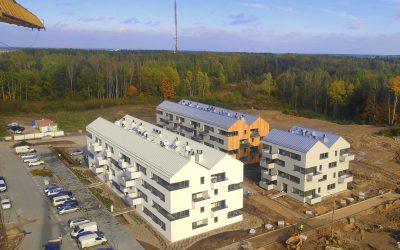 Budowa zespołu budynków mieszkalnych wielorodzinnych z garażami podziemnymi wraz z urządzeniami budowlanymi – I etap, budynek A1 oraz A2A3