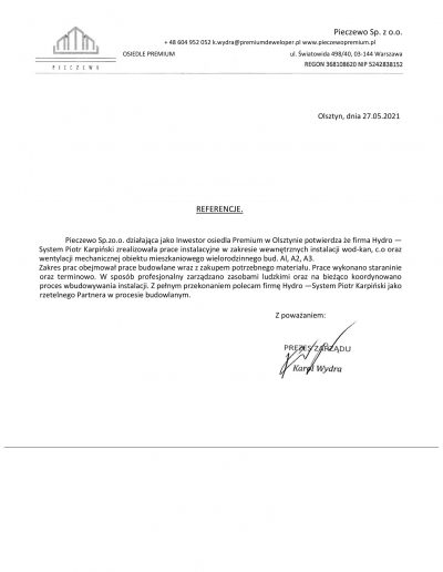 Osiedle Premium Pieczewo Olsztyn